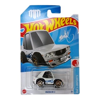 Hot Wheels 風火輪 Mazda RX-3 模型車 (Q版/24N/24P), 白色 RX-3