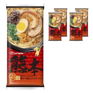 MARUTAI 丸太 熊本黑麻油豚骨拉麵 186g, 5個