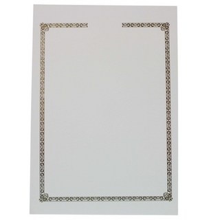 A4空白獎狀紙 (熱心.有缺口) 10張入 | 空白聘書紙 空白感謝狀紙 空白證書紙, 一小包10張入