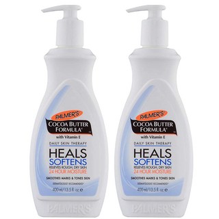 PALMER'S 帕瑪氏 Heals Softens可可脂潤膚霜, 2瓶, 400ml