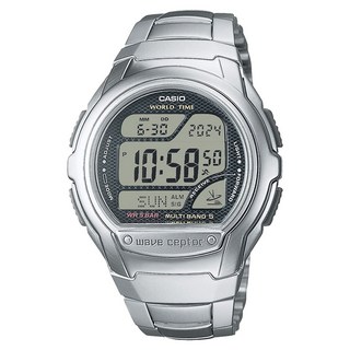 CASIO 卡西歐 男款Wave Ceptor WR 5Bar防水金屬手錶 WV-58RD-1AJF