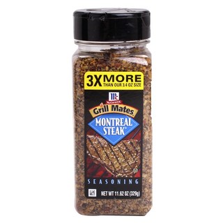 McCormick 味好美 Grill Mates蒙特婁牛排調味料, 1罐, 329g