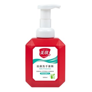 美琪 洗手慕斯 淨味防護 滋潤護手 500ml, 1瓶