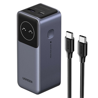 UGREEN 100W 12000mAh行動電源, 100W 12000mAh, 灰色