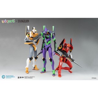 YOLOPARK AMK 新世紀福音戰士模型套裝：零號機、初號機、貳號機三款一套，現貨免運, 1套裝