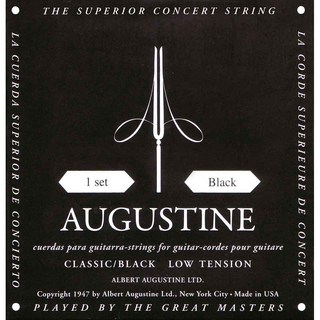 AUGUSTINE 奧古斯丁 Paragon Red 碳纖維古典吉他弦 中張力, Classic Black