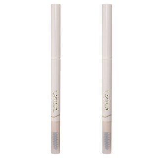 日本 excel 玩色自然柔霧眉筆 0.1g, 2入, 01蜜茶棕