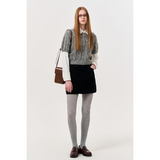 韓國 GENERAL IDEA 女麻花珍珠泡泡袖針織上衣 WBD4L05538