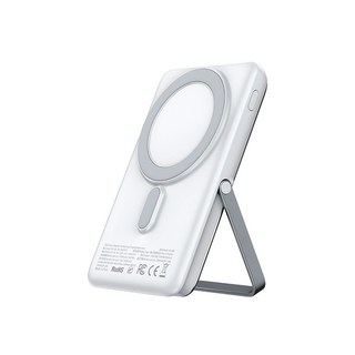 Mcdodo麥多多 摩卡系列 15W磁吸無線快充 行動電源 10000mAh 自帶支架, 白色