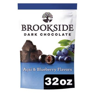 Brookside Fruit 巴西莓夾心黑巧克力球, 1包, 907g