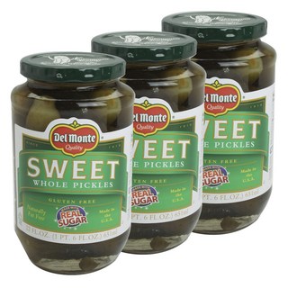 Del Monte Sweets Whole Pickle, 3個, 651毫升