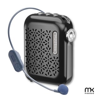 meekee K6-Sakura 櫻花造型2.4G無線教學擴音機 輕巧便攜 高音質輸出, 珠光黑, 1個