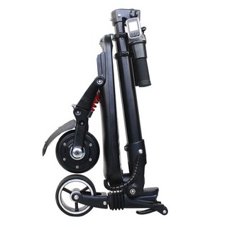 【潮時尚】H4電動滑板車 成人 折疊 迷你 代步車 滑板電動車 可放入 特斯拉 前車廂, 黑色