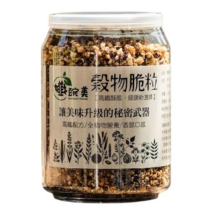 孅豌美穀物脆粒，高纖酥脆，健康零食新選擇，全植物營養，香脆口感, 100g, 1個
