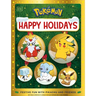 (英文圖書)Pokémon Happy Holidays： Festive Fun with Pikachu and Friends 精裝版, DK Publishing (Dorling Kind..., 英文