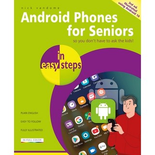 (英文圖書) Android Phones for Seniors in Easy Steps 平裝版, 英文