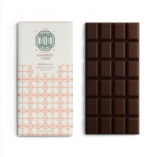 CHOMEET 巧遇農情 74%蜜香紅茶巧克力｜台灣在地風味，享受多層次味蕾饗宴, 1個, 74%蜜香紅茶巧克力 60g