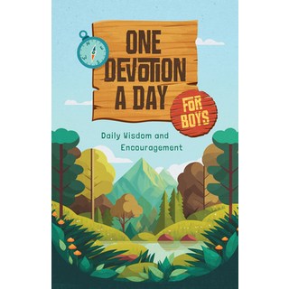 (英文圖書)One Devotion a Day for Boys: Daily Wisdom and Encouragement 平裝版, Barbour Kidz, 英文