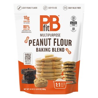 PBfit 多用途花生粉烘焙混合物, 680g, 1個