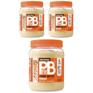 PBfit 無麩質素食花生醬粉, 3罐, 850g