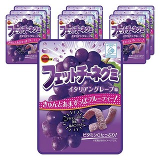 BOURBON 北日本 長條軟糖 葡萄風味, {"單品":"單品"}, 10個, 50g