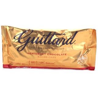 Guittard 烘焙用半糖巧克力粒, 340克, 1個