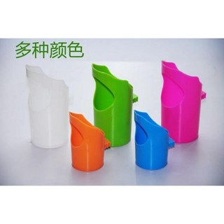 合美健蛋黃粟食盒 鸚鵡八哥食盆 防灑防濺內外掛鳥用食槽【現貨】, 白色透明