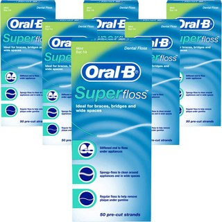 Oral-B 歐樂B Super floss 3合1牙線, 6個, 50件