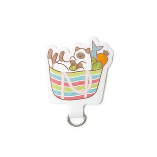 ekax 手機掛繩夾片, 茄芷貓袋, 1個