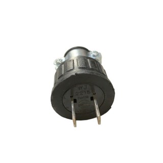 插頭 H型 Y型 H型接地 公插 母插 轉頭 插座 DIY 接地橡膠插頭 電纜橡膠插頭 15A 20A, 黑色, 1個, 1mm