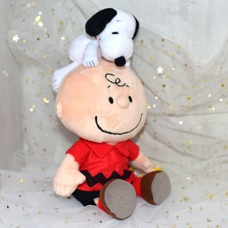 Snoopy 史努比 查理布朗疊疊樂玩偶 日本正版授權 27x14x11cm 可愛療癒, 1個