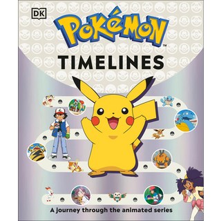 (英文書)Pokémon Timelines： A Journey Through the Animated Series 精裝版, DK Publishing (Dorling Kind..., 英文