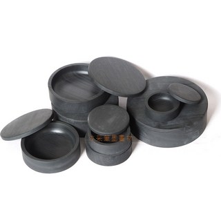 汶采 羅紋圓池硯加深型歙硯 發墨快 初學書法推薦入門款硯台, 羅紋圓池硯加深型-3寸