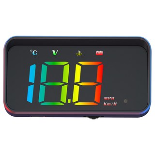 領先者 M4 OBD2 彩色投影 抬頭顯示器 多功能車用HUD 汽車儀表資訊顯示器, 1套, OBD2系統