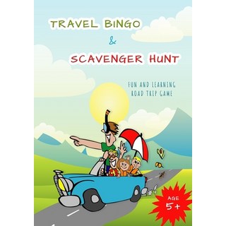 (英文圖書) Travel Bingo and Scavenger Hunt: Road trip game 平裝版, Independently Published, 英文