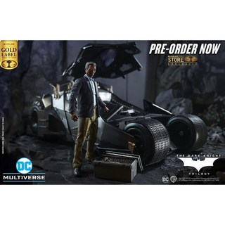 麥法蘭 DC 諾蘭 蝙蝠俠 黑暗騎士 蝙蝠車及盧卡斯 金標限量版 模型, 1個