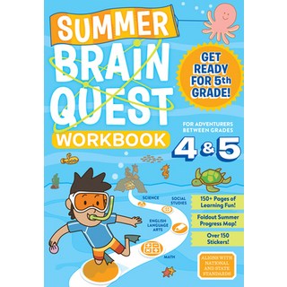 (英文圖書)Summer Brain Quest: Between Grades 4 & 5 平裝版, Workman Kids, 英文