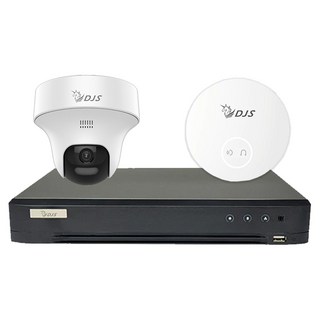 昌運監視器 DJS套裝 DJS-DB0451B*1 DJS-3KT70LTS*1 DJS-SD002*1 2TB硬碟, 1個, DJS-DB0451B*1+DJS-3KT70LTS*1+DJS-SD002*1+2TB硬碟