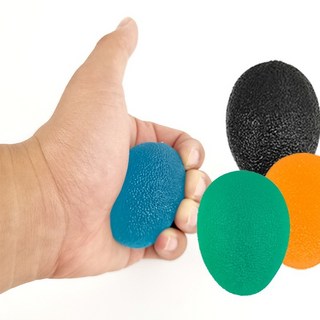 矽膠握力訓練組 (含握力圈/環/球/指力器), 橘色, 1個