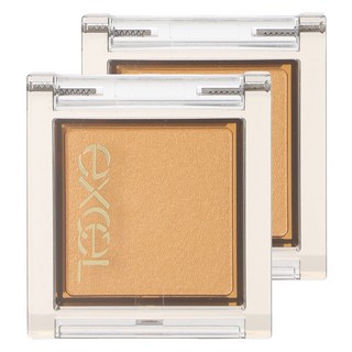 日本 excel 藝采單色眼影, 2盒, R06 Turmeric