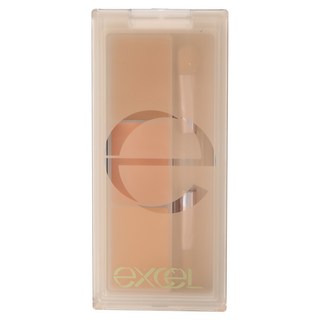 日本 excel 完美修飾三色遮瑕盤 3.5g, 混色, 1個