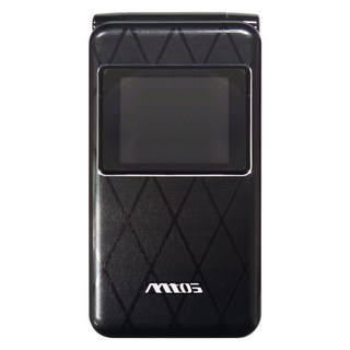 mtos C67 Pro 雙螢幕摺疊4G手機，Type-C充電，長輩機首選，公司貨全配, 黑色, 1GB