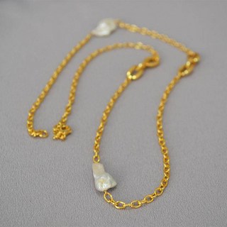 珍珠項鍊 長項鍊 金項鍊 女生項鍊 毛衣鏈 巴洛克珍珠項鍊 拼接項鍊 女生禮物