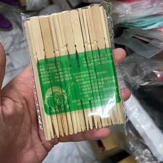 水果叉 竹叉 500入 10公分 一次性竹籤 水果簽, 1盒