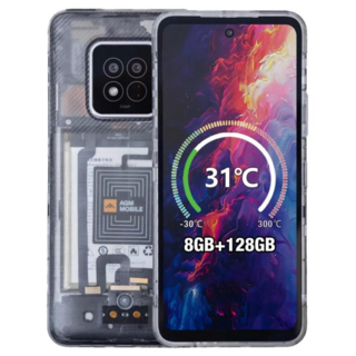 AGM X6 Phantom 5G 國際版 三防手機 6.78吋 5000mAh 溫度檢查 安卓14 NFC, 黑色, 128GB