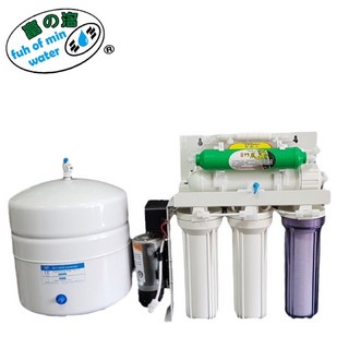 富洺淨水 RO逆滲透純水機 六道過濾 電磁閥 麥飯石 竹碳 側放型, RO六道電磁閥逆滲透純水機