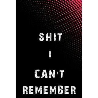 Shit I Can't Remember: Organizer Log Book and Notebook for Passwords and Shit Password Organizer ... 平裝版, Only1million Inc, 英文