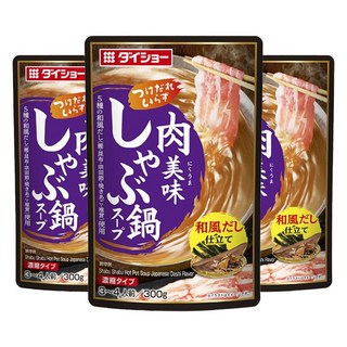 DAISHO 大逸昌 日式壽喜燒湯底 3~4人份, 3個, 300g