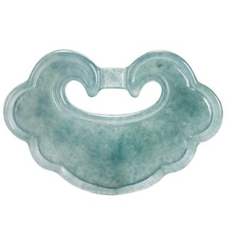 天然A貨翡翠如意項鍊-冰種玉石玉墜-藍水翡翠吊墜-保平安生日禮物