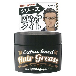 YANAGIYA 柳屋 Extra Hard Hair Grease 油頭髮蠟, 1個, 90g